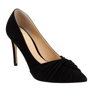 Marc fisher black suede Vins pump NEw 8.5